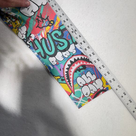 Fresh Laundry T-Shirt Woman's 2XL Graffiti Art Mutli-Color Crew Neck Urban Art - Picture 8 of 10